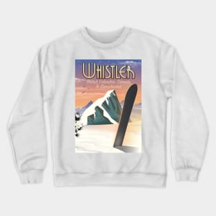 Whistler To Snowboard Crewneck Sweatshirt